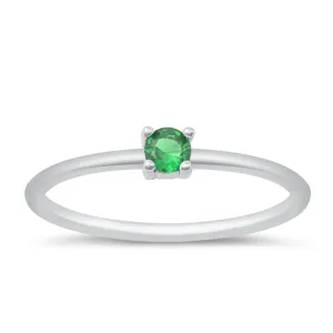 Emerald Round Stackable