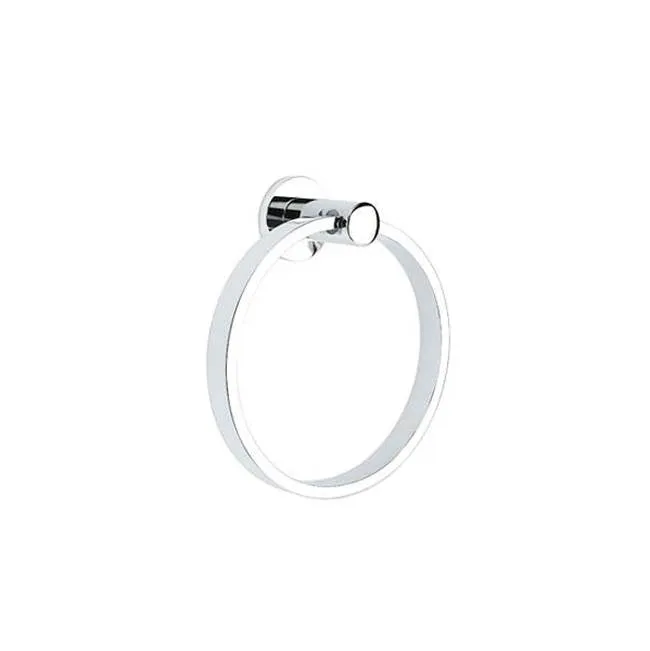 Emtek 280111 Brass Modern Towel Ring , Neos Rosette