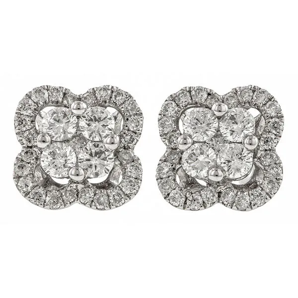 Estate Diamond Earrings