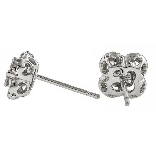 Estate Diamond Earrings