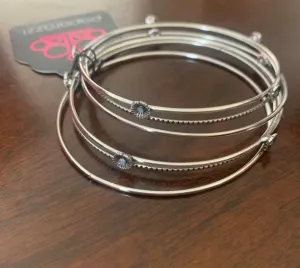 Flawlessly Floral - Blue Bracelet - Fashion Fix