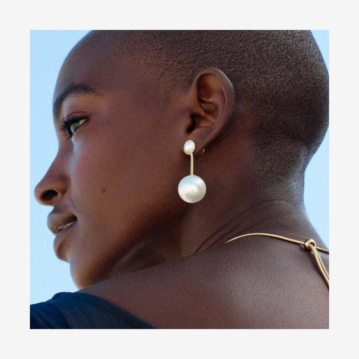 GLOBE EARRINGS MAXI GOLD