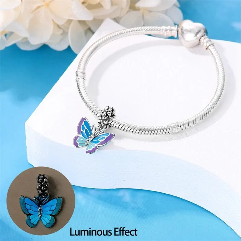 Glow in the Dark Luminous Butterfly Charm