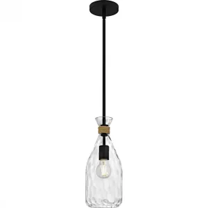 Govada 1-Light Matte Black Mini Pendant