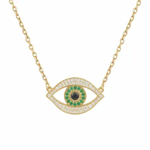 Green Eye Necklace