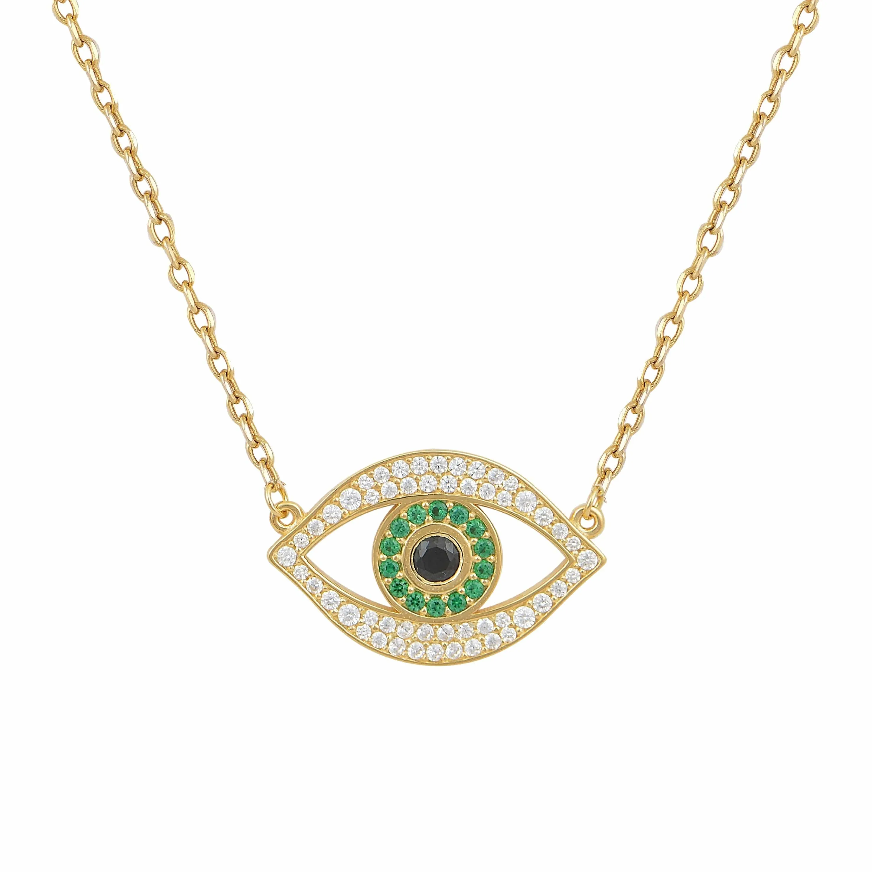 Green Eye Necklace