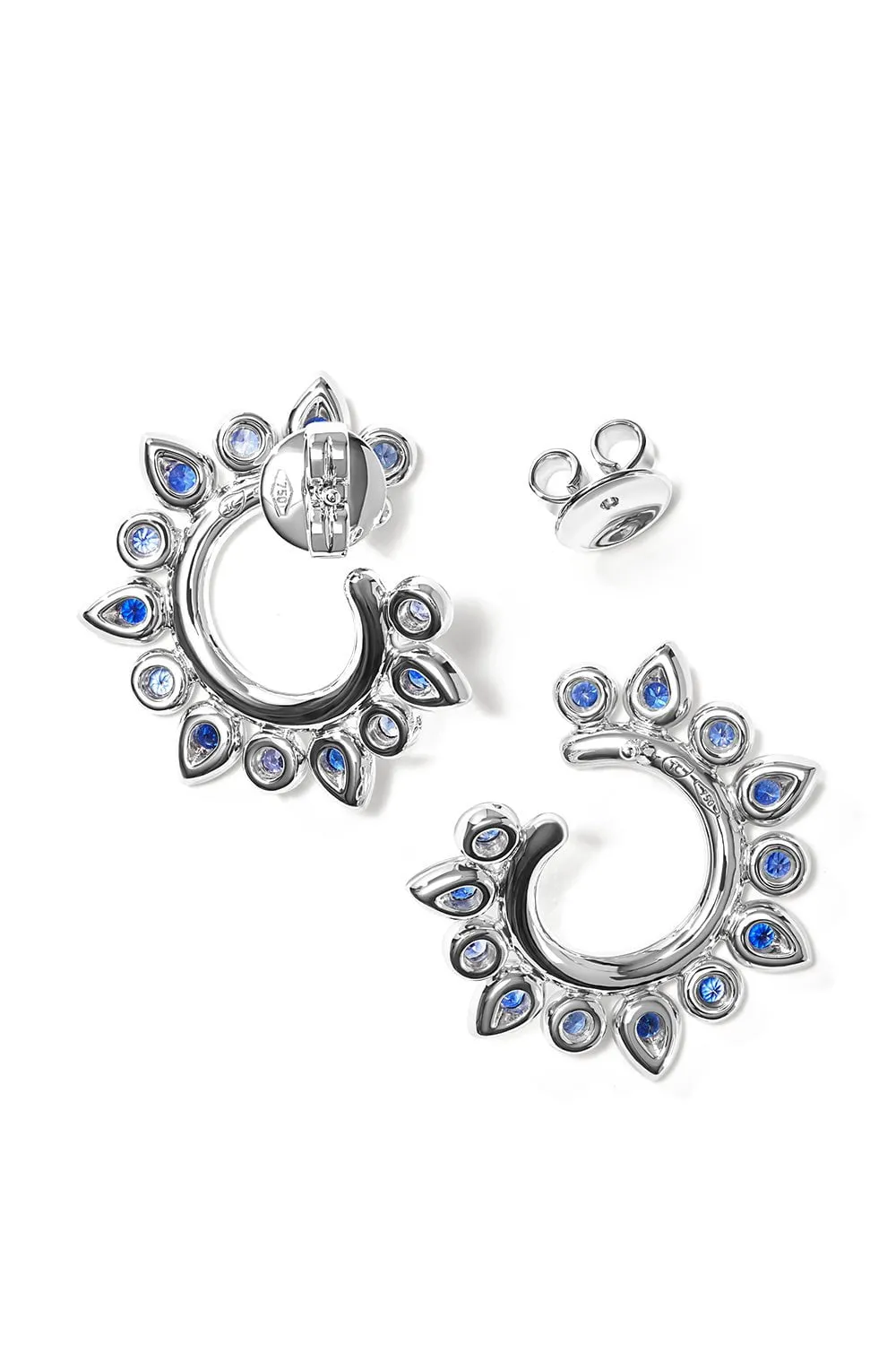 Gypsy Sun Ocean Hoop Earrings