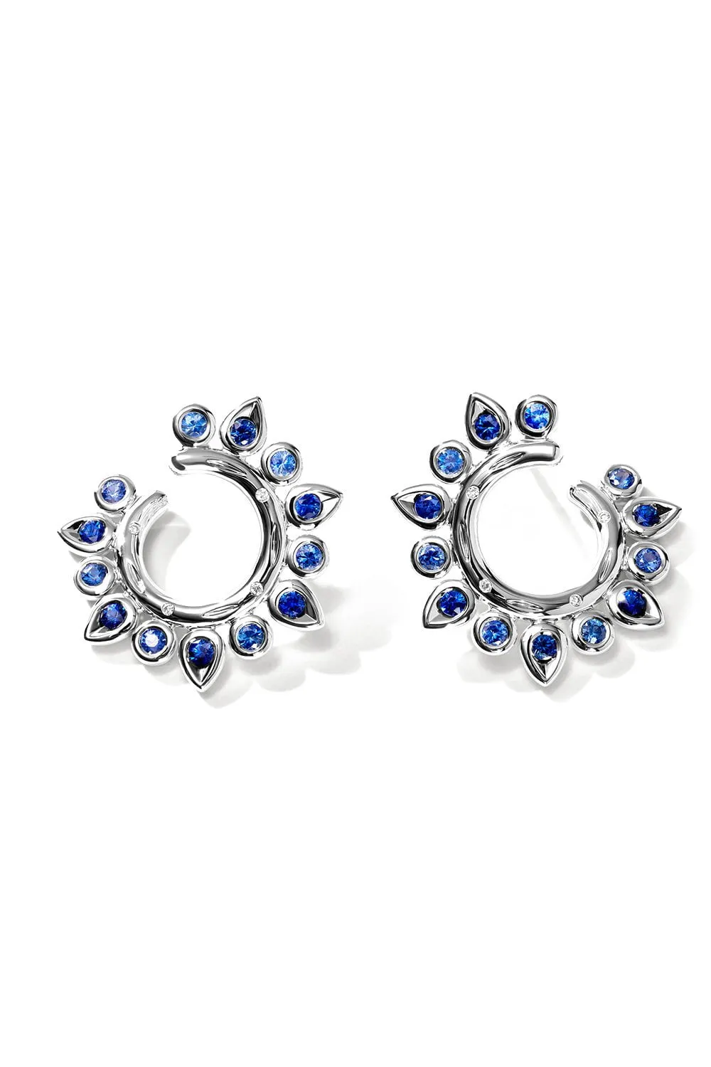 Gypsy Sun Ocean Hoop Earrings