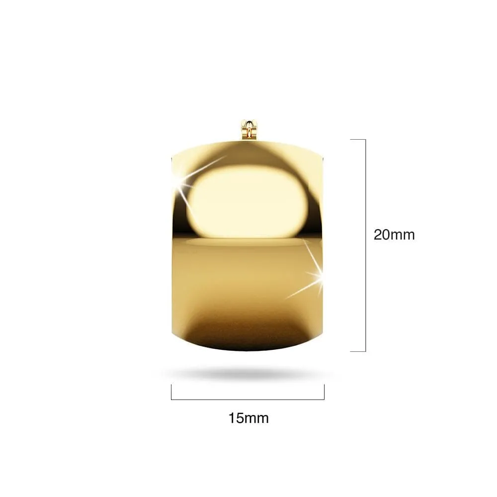 Hannah Gold Titanium Hoop Earrings