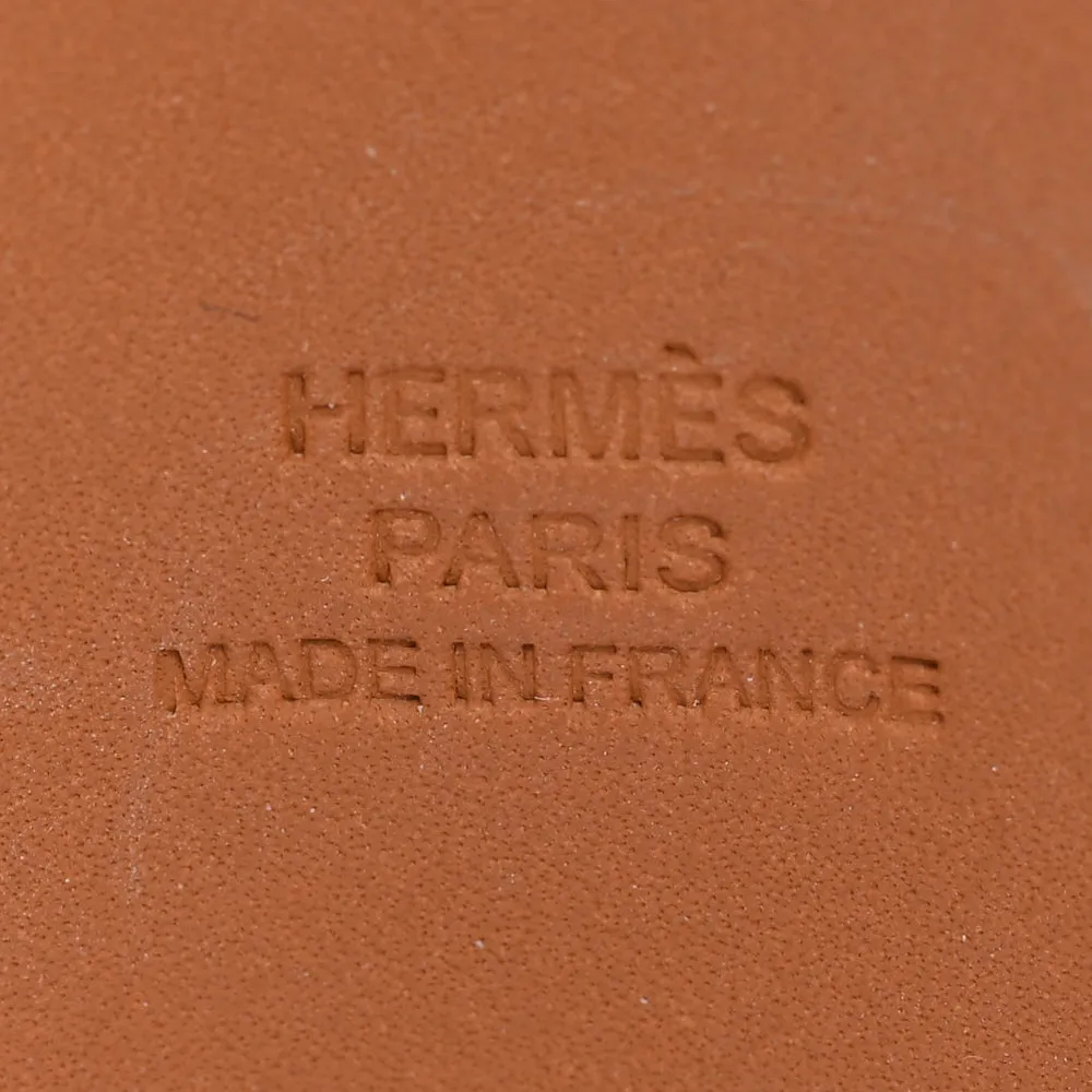 Hermes Gold Swift Leather Gold Plated Collier de Chien Bracelet