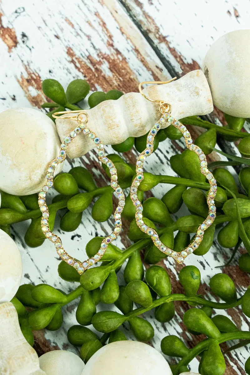 Iridescent Crystal Annaba Earrings