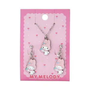 Japan Sanrio - My Melody Necklace & Earrings Set (Forever Sanrio Fashionable Goods)