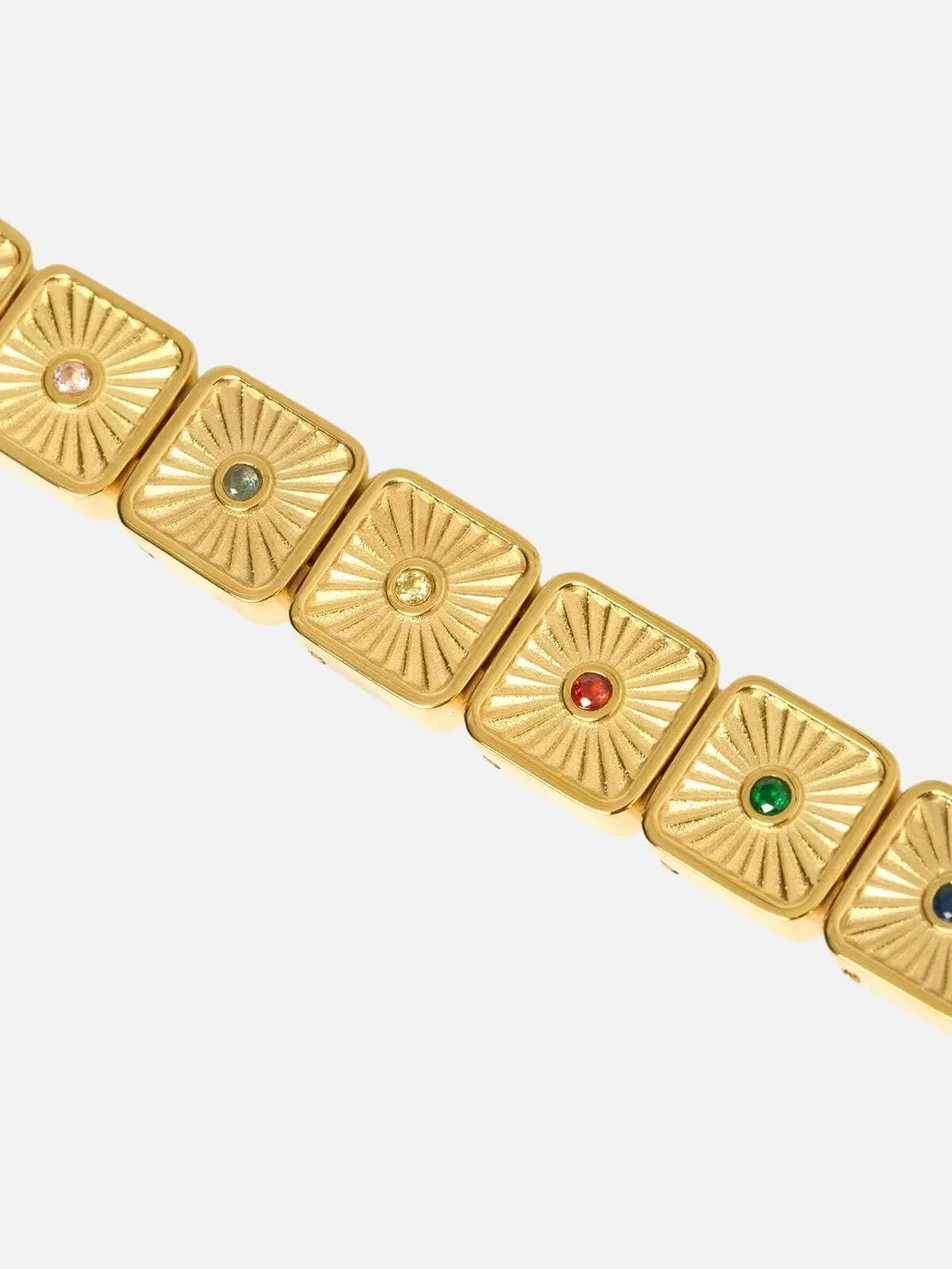 Jasper Bracelet - Gold