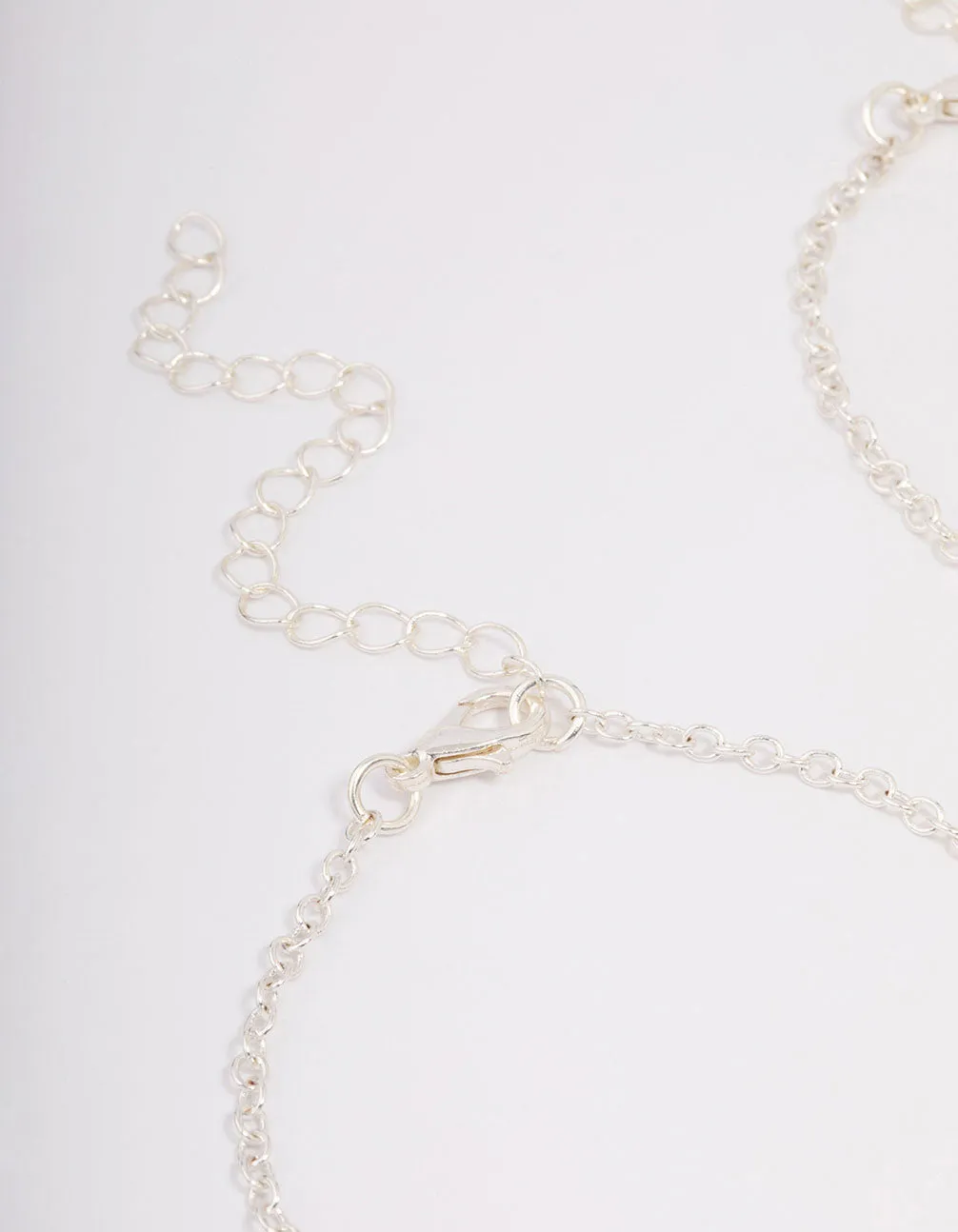 Kids Silver Shell Pendant Necklace Pack