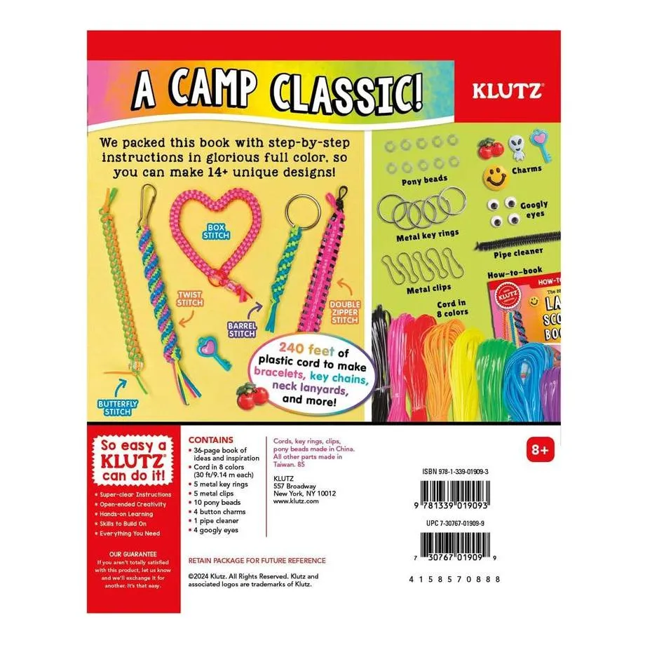 Klutz Best Ever Book of Lanyard, Scoubidou and Boondoggle