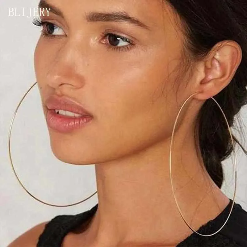 Ladies Sexy Stamement Hoop Earrings