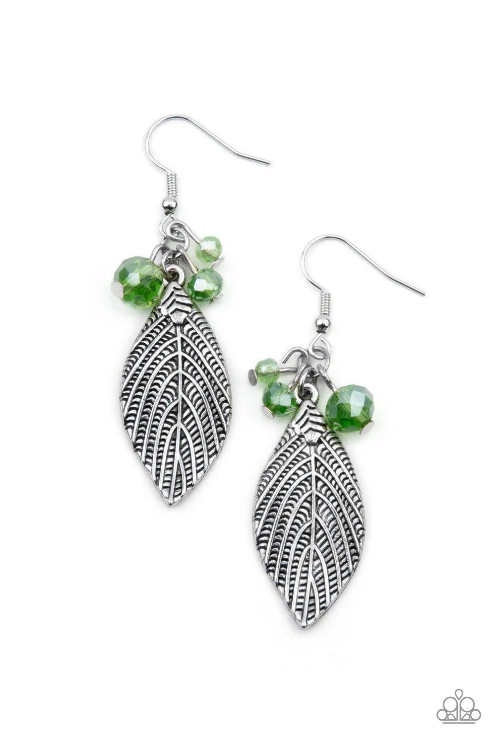 LEAF It To Fate - Green Paparazzi Earrings