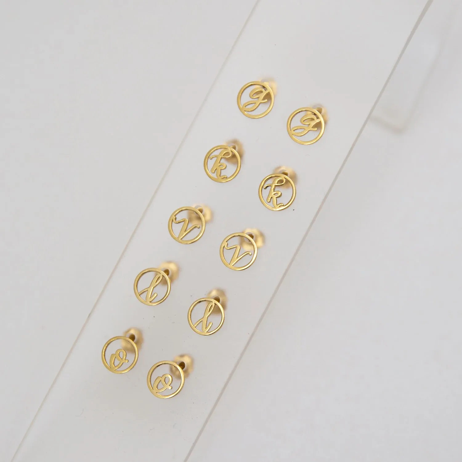 Love Letter Disc Earrings