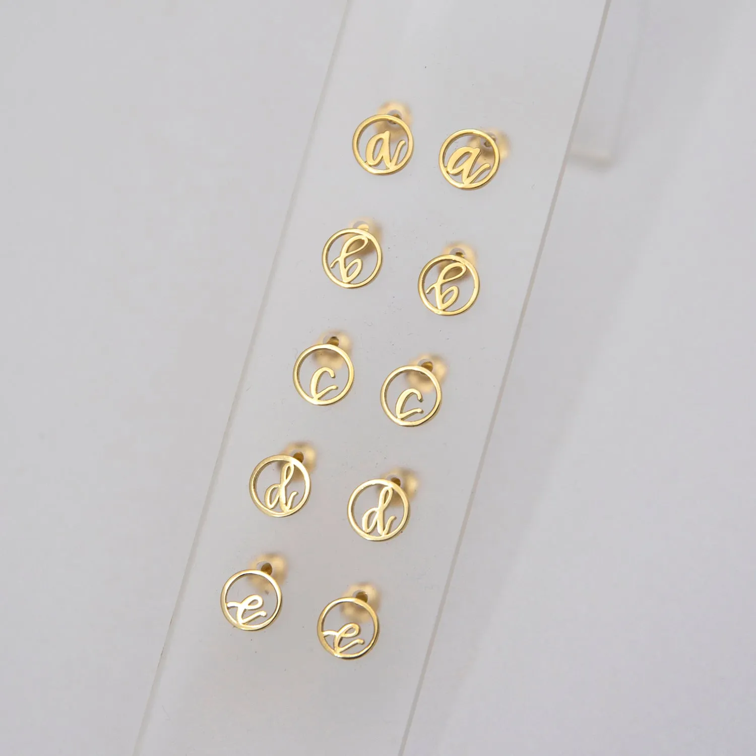 Love Letter Disc Earrings