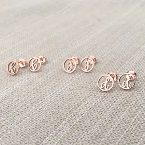 Love Letter Disc Earrings