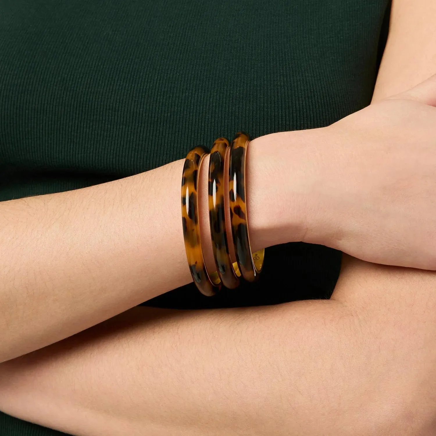 Madison Statement Bangle, Tortoiseshell