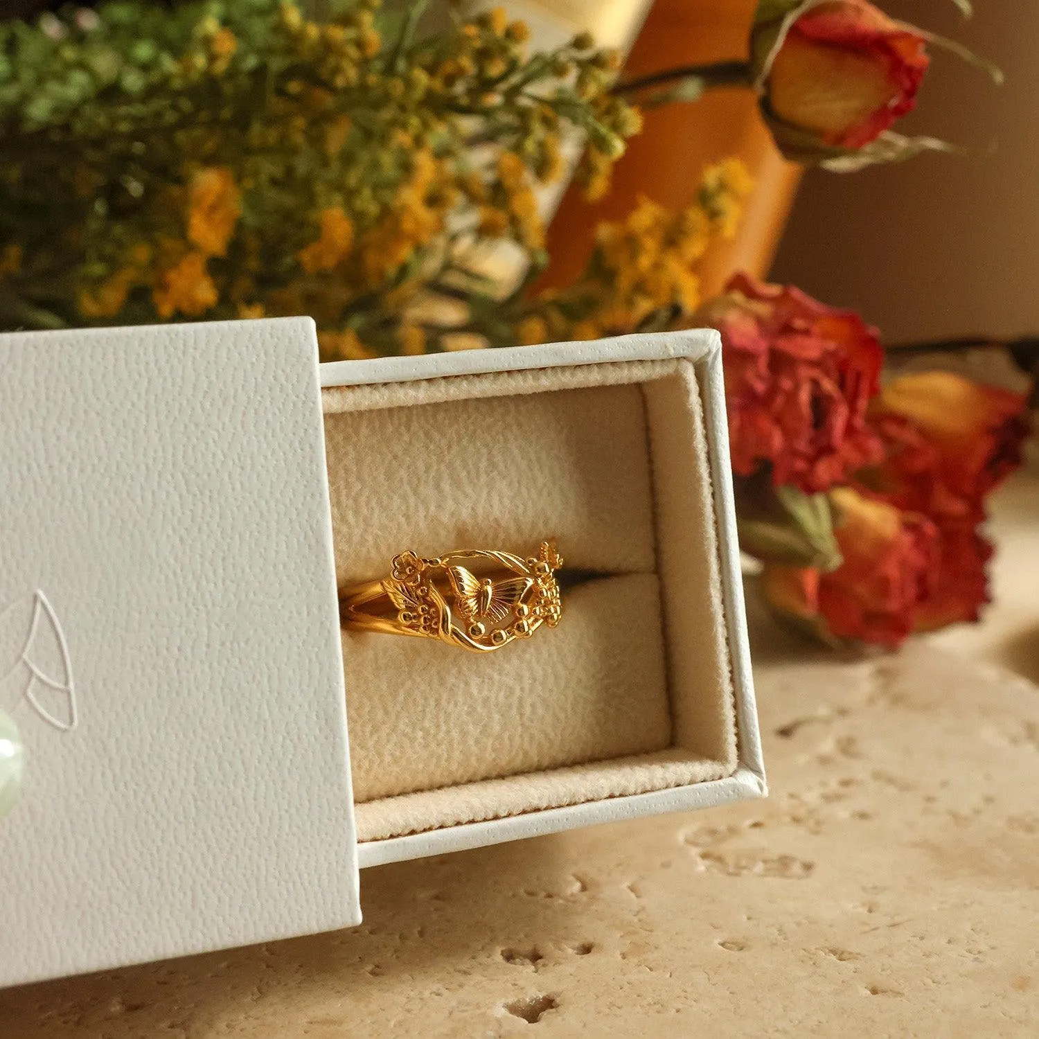 Mariposa Butterfly Ring