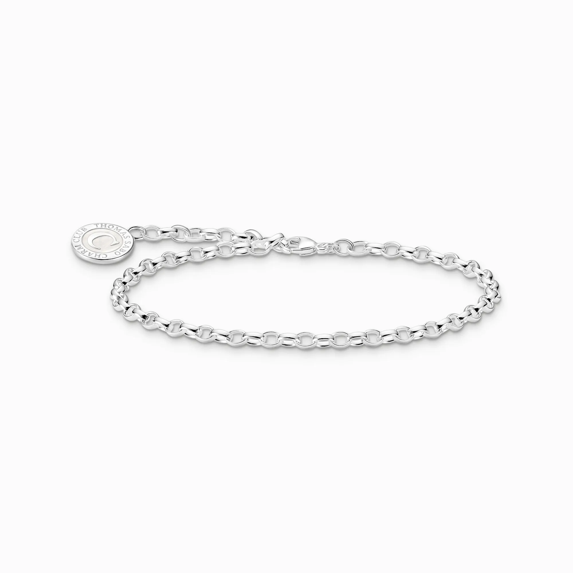 Member Charm Bracelet Pink Charmista Coin Silver | Thomas Sabo