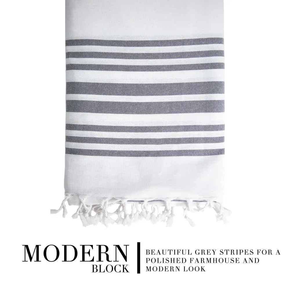 Modern Block Shower Curtain