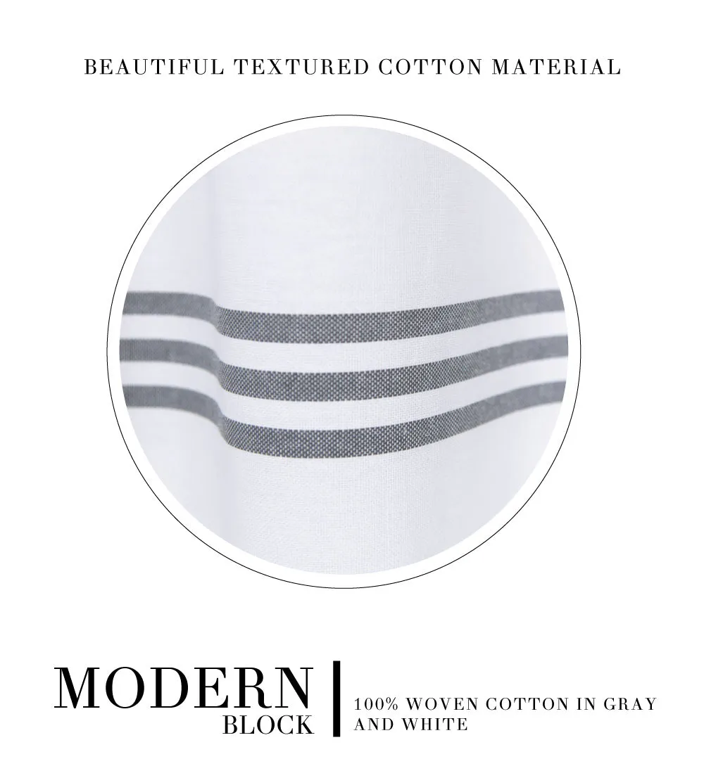 Modern Block Shower Curtain