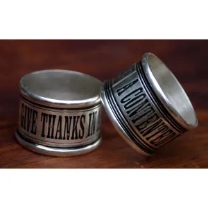 Modern Farmhouse Nap002 / S4 Stainless Steel Silver Decorative Accessory