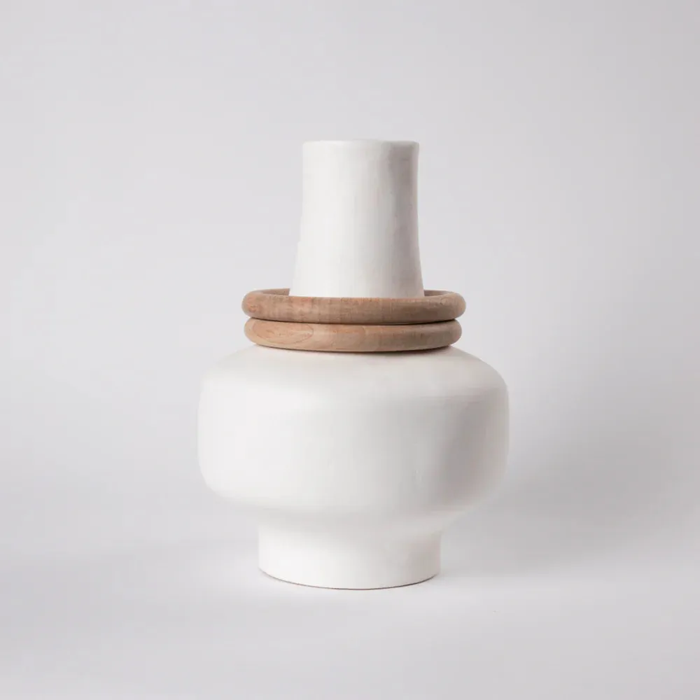 Modern Vase - White