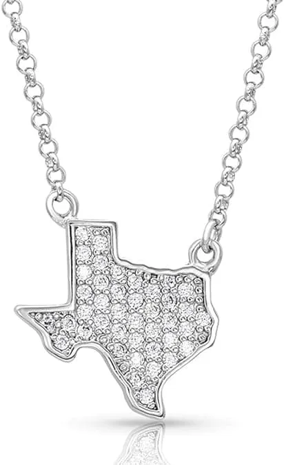 Montana Silversmiths Women's Bright Lights Sparkling Texas Necklace