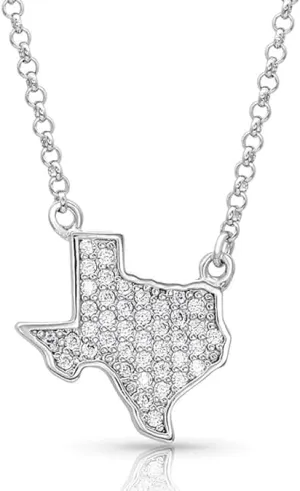 Montana Silversmiths Women's Bright Lights Sparkling Texas Necklace