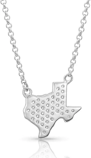 Montana Silversmiths Women's Bright Lights Sparkling Texas Necklace