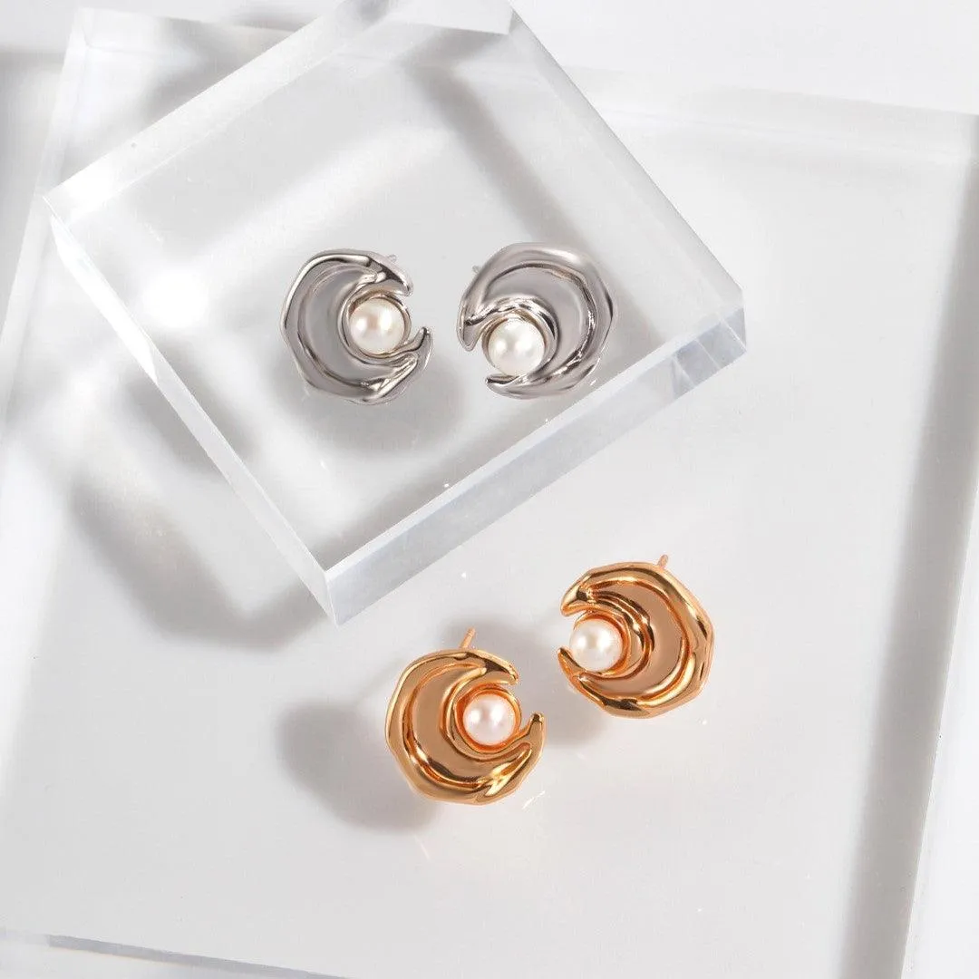 Moon and Star Earrings and Ring set