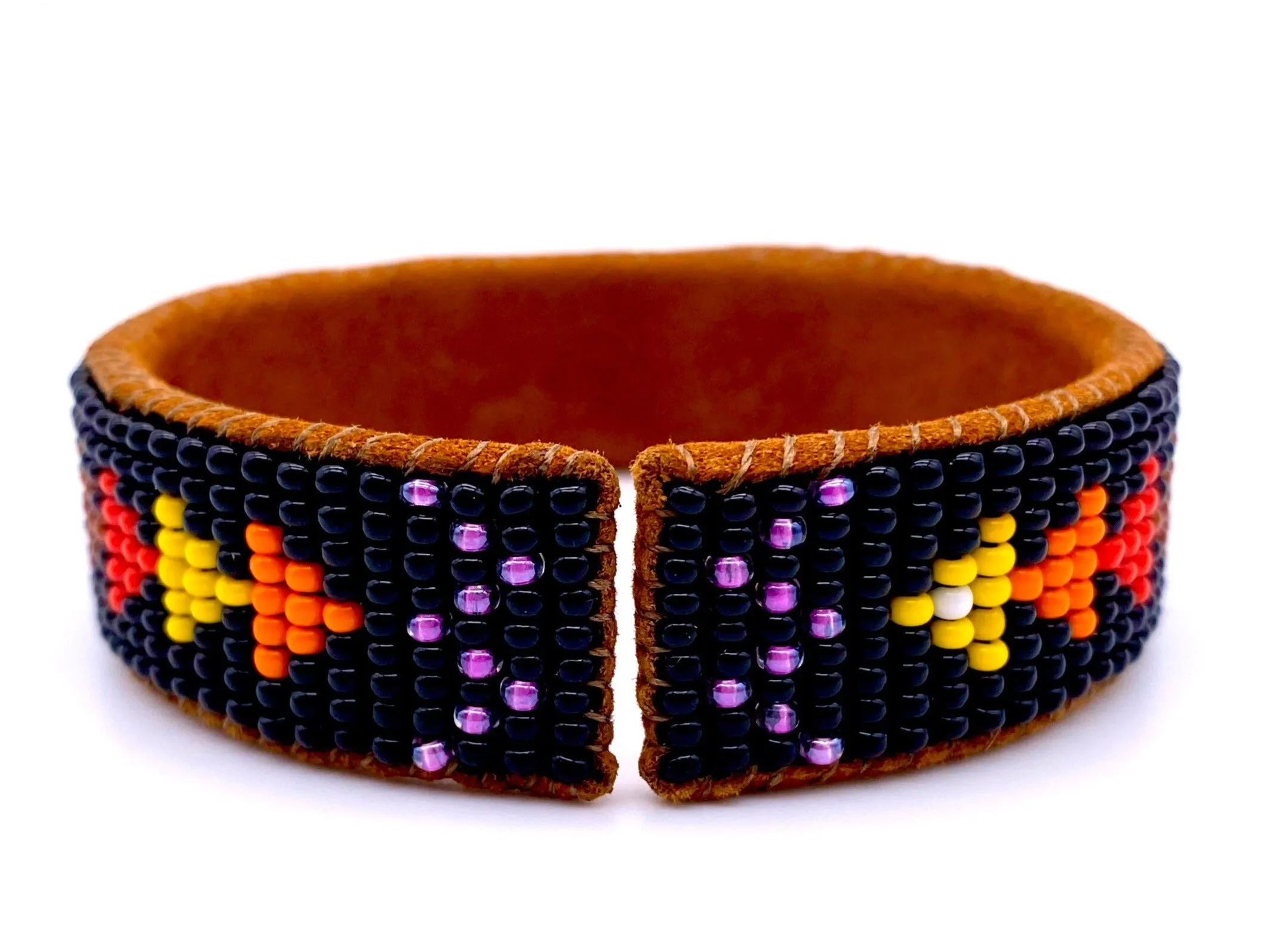 Multicolor Leather Cuff Bracelet (S)