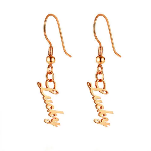My name earrings