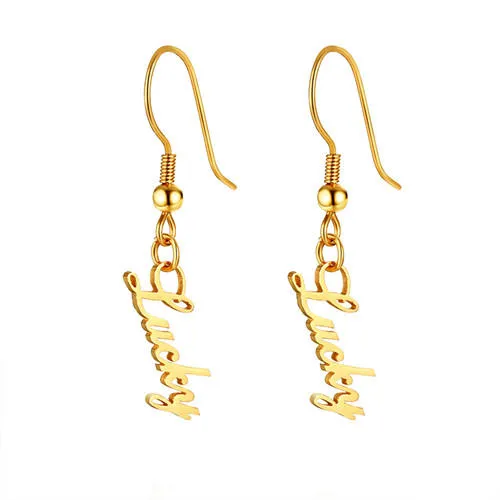 My name earrings