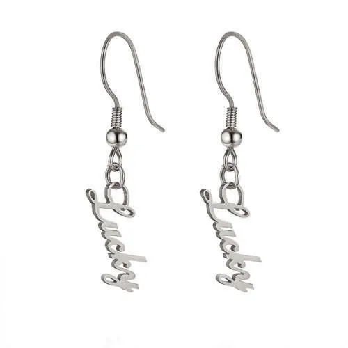 My name earrings