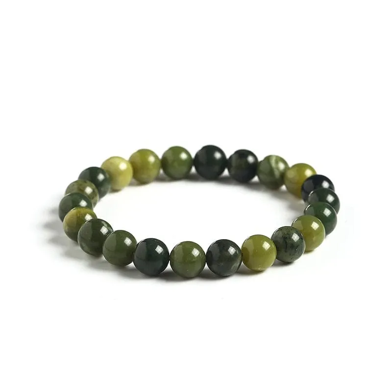 Natural Stone Green Jade Bracelet