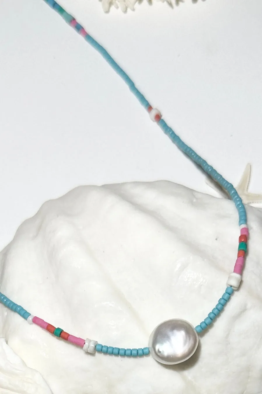 Necklace Cay Island Coin Pearl
