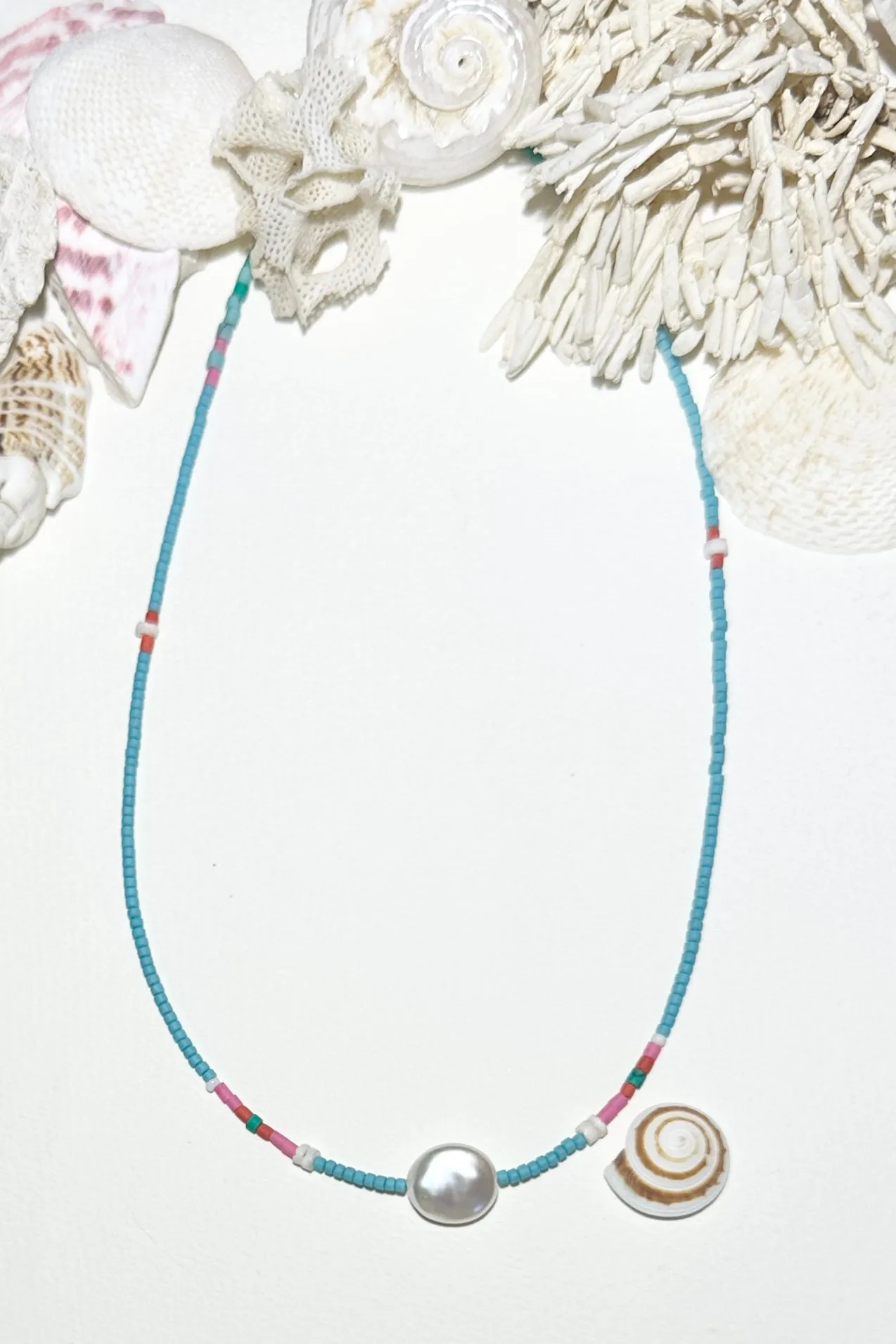 Necklace Cay Island Coin Pearl