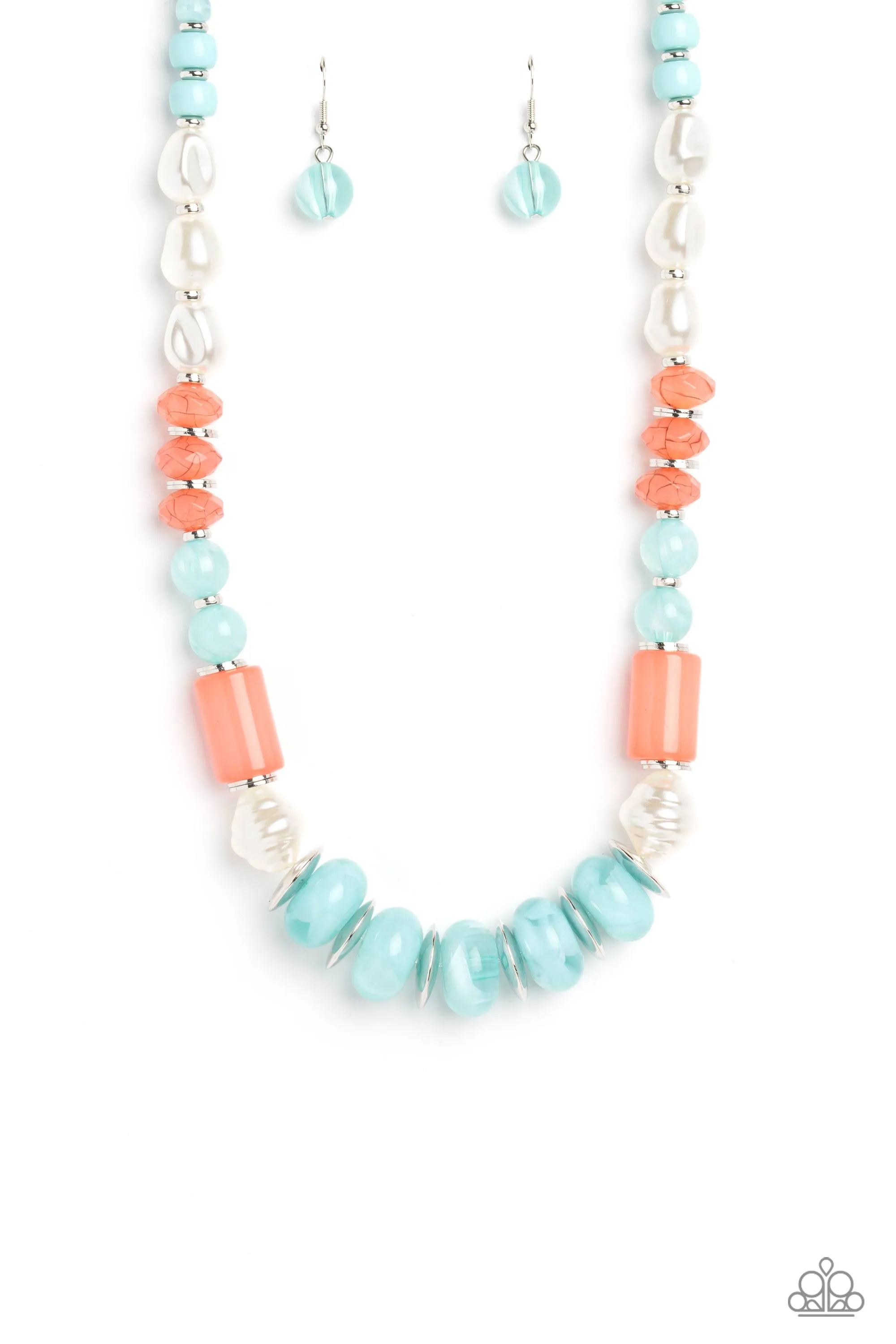Necklaces A SHEEN Slate - Blue N2356