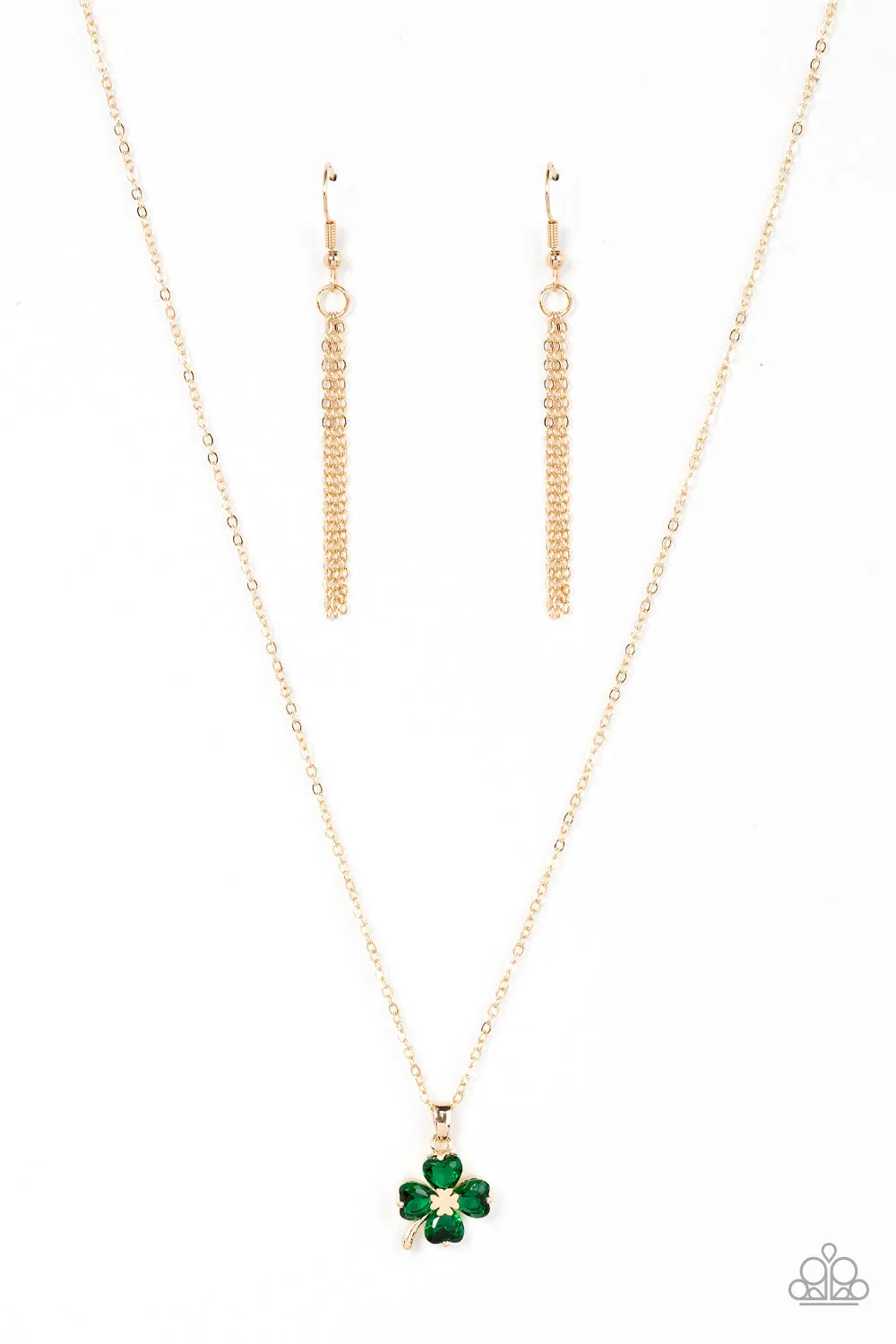 Necklaces Kiss Me, Im Irish - Gold N411
