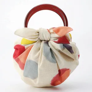 NEW 70 Modern-girl with Furoshiki Bag Rings | Dot Beige