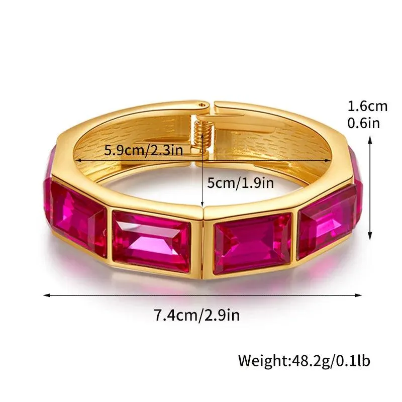 New Design Multicolour Crystal Bracelets For Women - Handmade Bohemian Shiny Fashion Party Jewellery