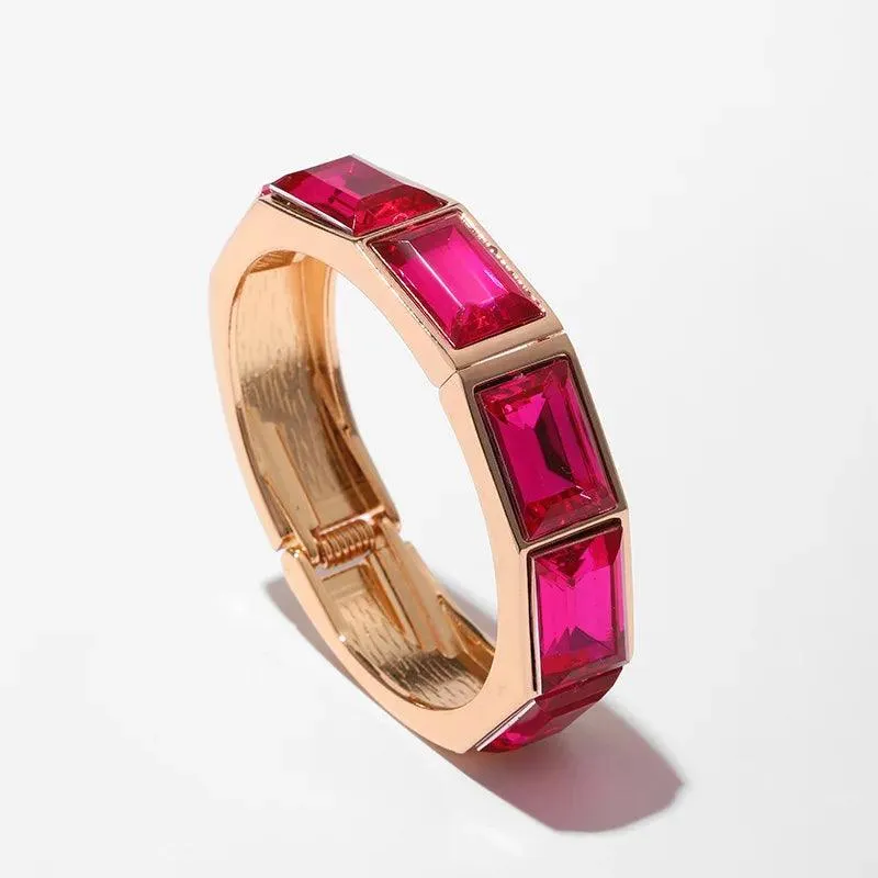 New Design Multicolour Crystal Bracelets For Women - Handmade Bohemian Shiny Fashion Party Jewellery