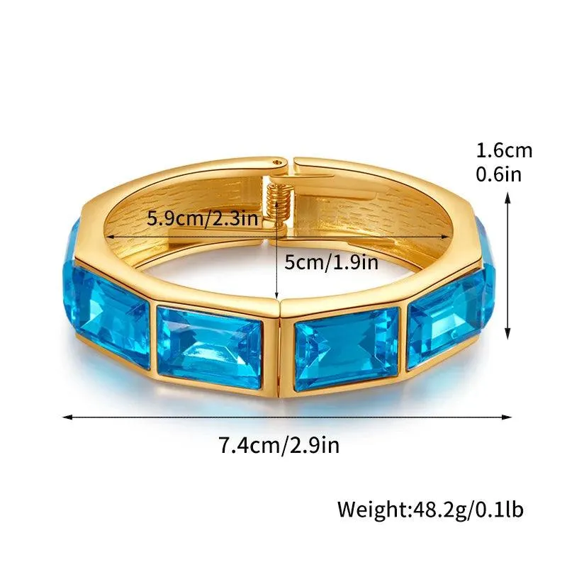 New Design Multicolour Crystal Bracelets For Women - Handmade Bohemian Shiny Fashion Party Jewellery