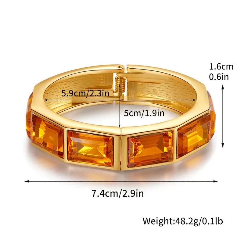 New Design Multicolour Crystal Bracelets For Women - Handmade Bohemian Shiny Fashion Party Jewellery