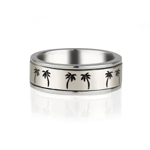 Oasis Palm Spinning Ring